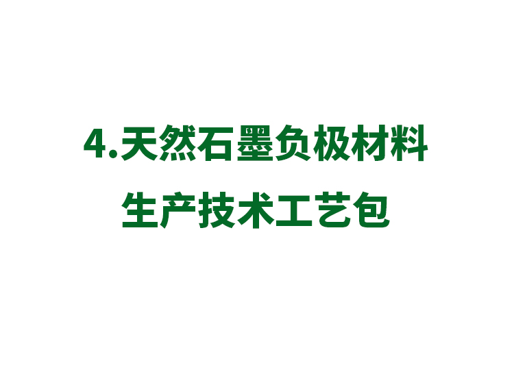 4、天然石墨负极材料生产技术工艺包
